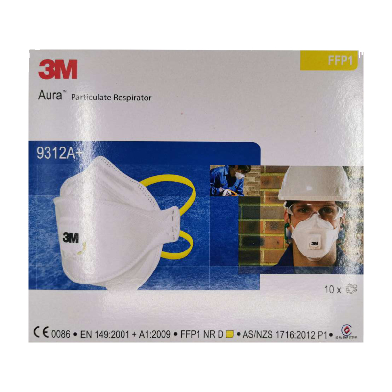 3M N95 9312A+ with valve individually wrapped