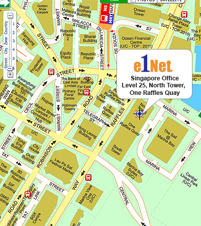 Singapore - Midlink Plaza - eOneNet.com internet marketing office map
