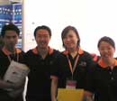 eOneNet Team - (from left) Yap, Leong, Angie and Fione Tan