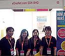 eOneNet Team - (from left) Goh, Agnes, Loo and Leng
