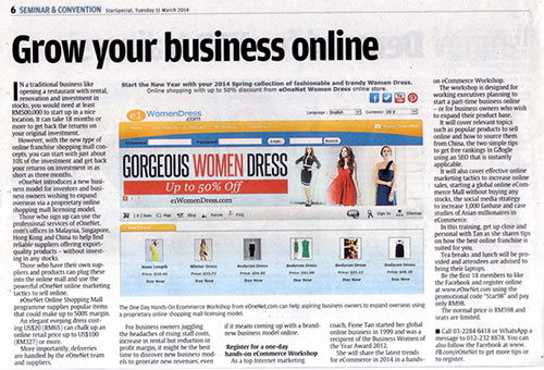 Grow your business online - The Star