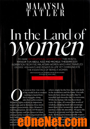 In the Land of Women - Tatler Magazine - Fione Tan