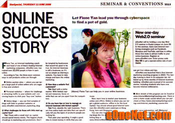 Online Success Story - The Star - Fione Tan